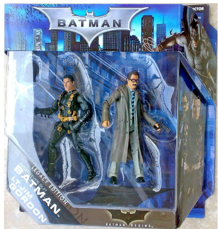 Batman Begins Prototype Suit Batman And Lt Jim Gordon (Batman Legacy)