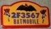 Batmobile License Plate
